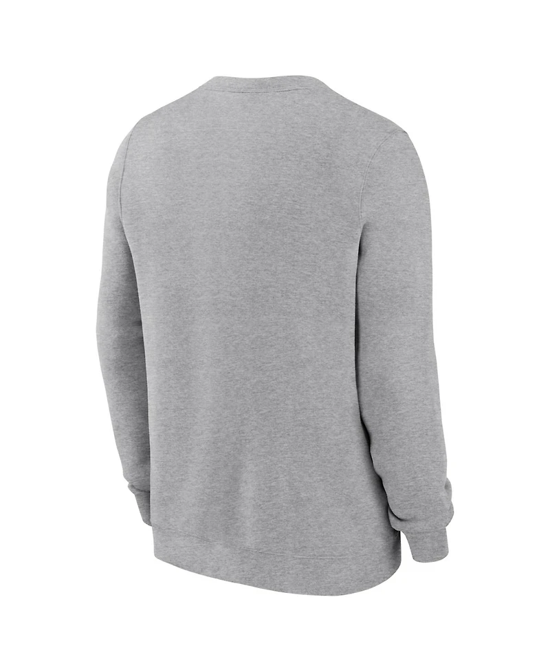 Nike Men's Heather Gray Seattle Seahawks Vintage Osprey Head Club Sweatshirt