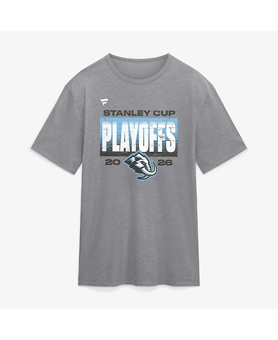 Fanatics Men's Athletic Heather Gray Utah Mammoth 2026 Stanley Cup Playoffs Vintage Tri-Blend T-Shirt