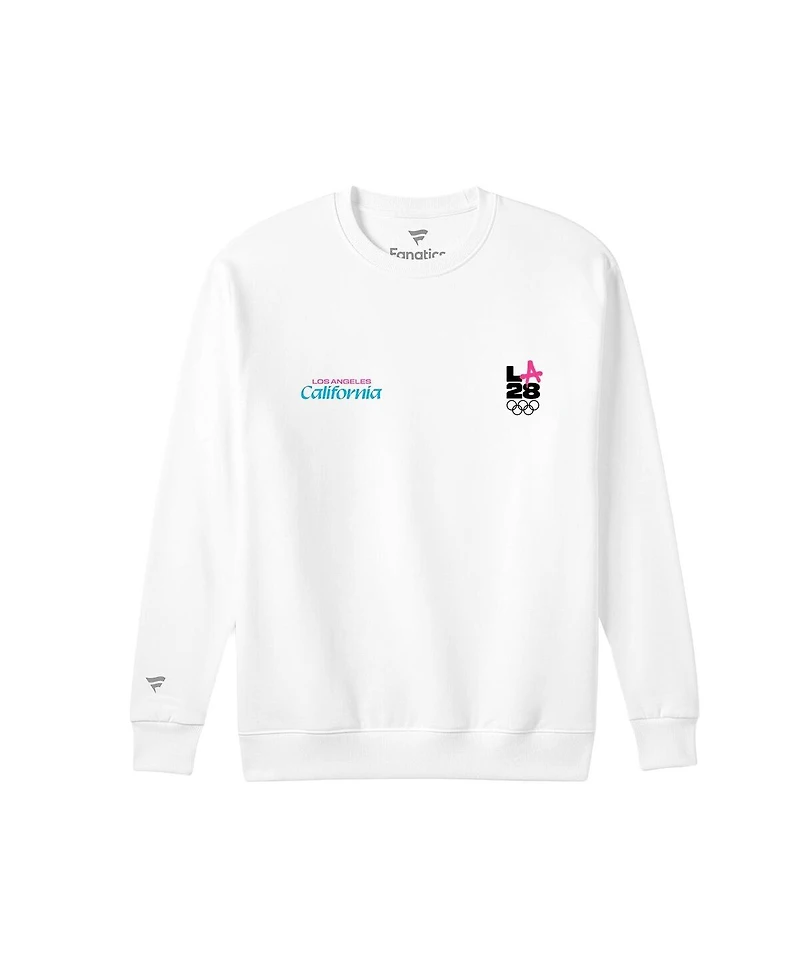 Fanatics Men's White LA28 Superbloom Collection Sweatshirt