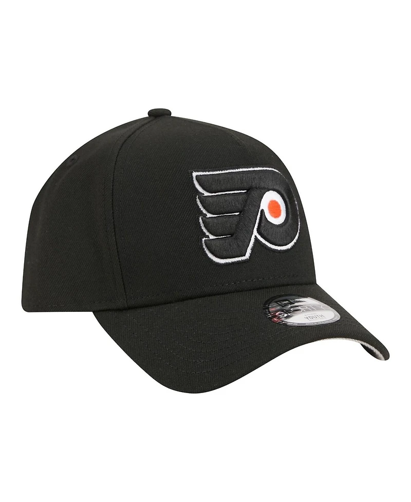 New Era Big Boys and Girls Black Philadelphia Flyers 9FORTY A-Frame Adjustable Hat