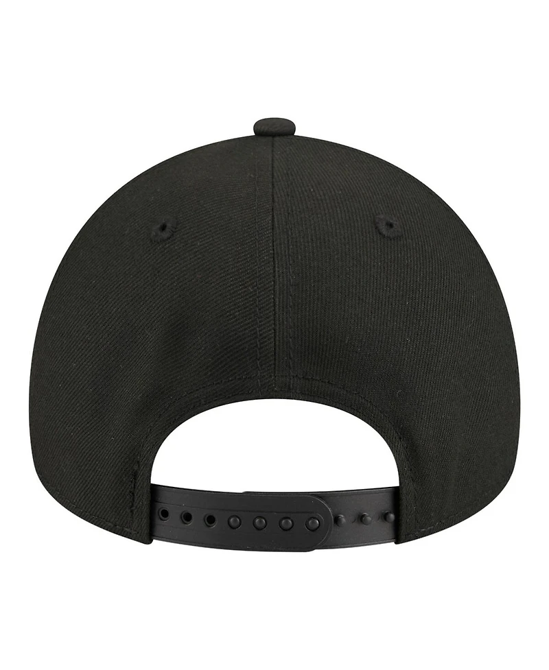 New Era Big Boys and Girls Black Vegas Golden Knights 9FORTY A-Frame Adjustable Hat