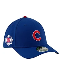 New Era Men's Royal Chicago Cubs 150th Anniversary 39THIRTY M-Crown Flex Hat