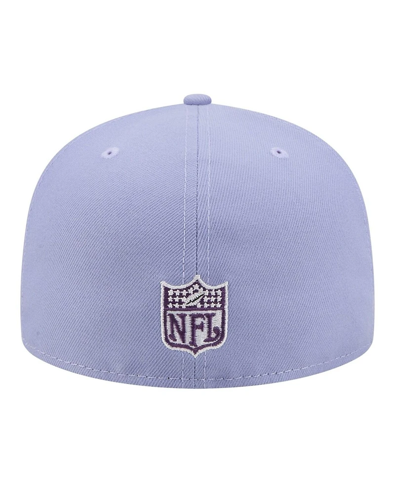 New Era Men's Light Purple Philadelphia Eagles Lavender Bloom 59FIFTY Fitted Hat