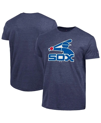 Champion Men's Navy Chicago White Sox Cooperstown Logo Tri-Blend T-Shirt