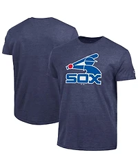 Champion Men's Navy Chicago White Sox Cooperstown Logo Tri-Blend T-Shirt