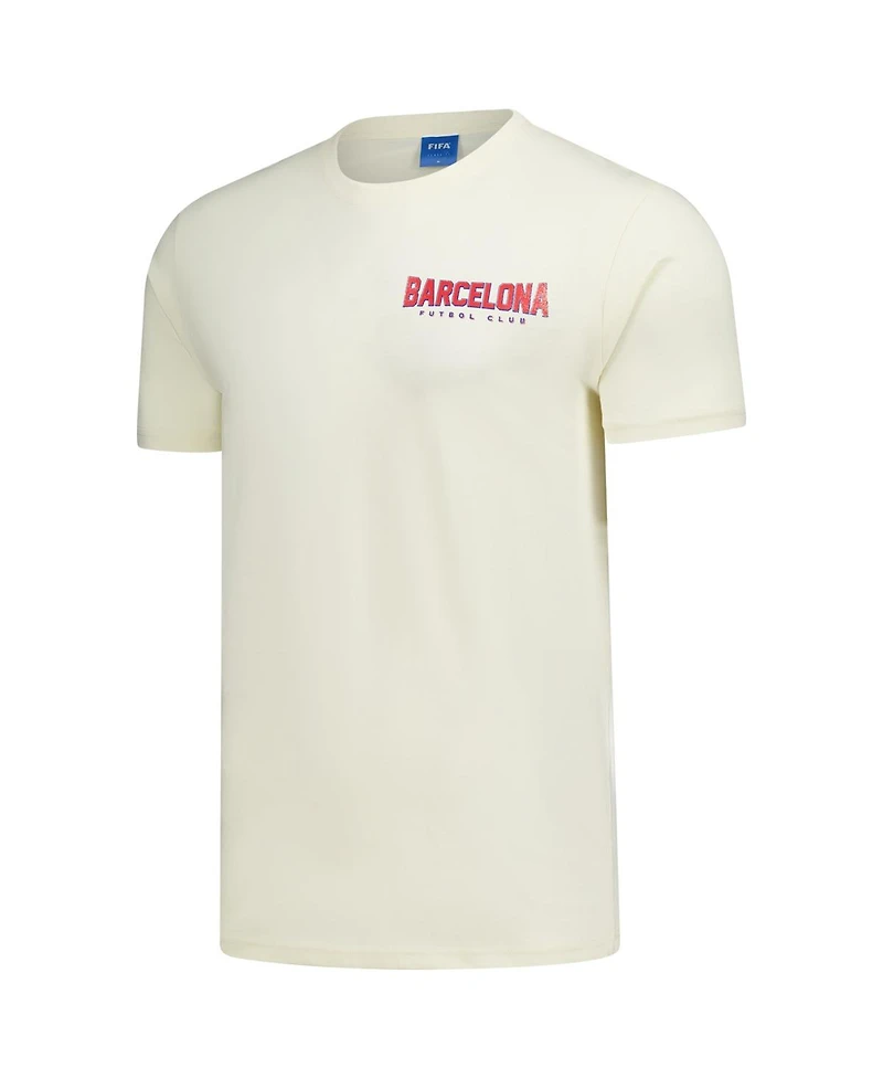 Peace Collective Men's and Women's Cream Barcelona Champion T-Shirt