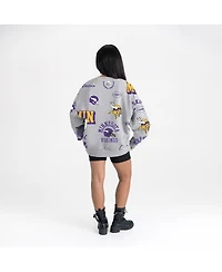 Gameday Couture Women's Heather Gray Minnesota Vikings Always On Repeat Fleece Sweatshirt
