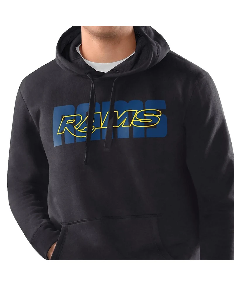 Starter Men's Black Los Angeles Rams Rookie Hoodie