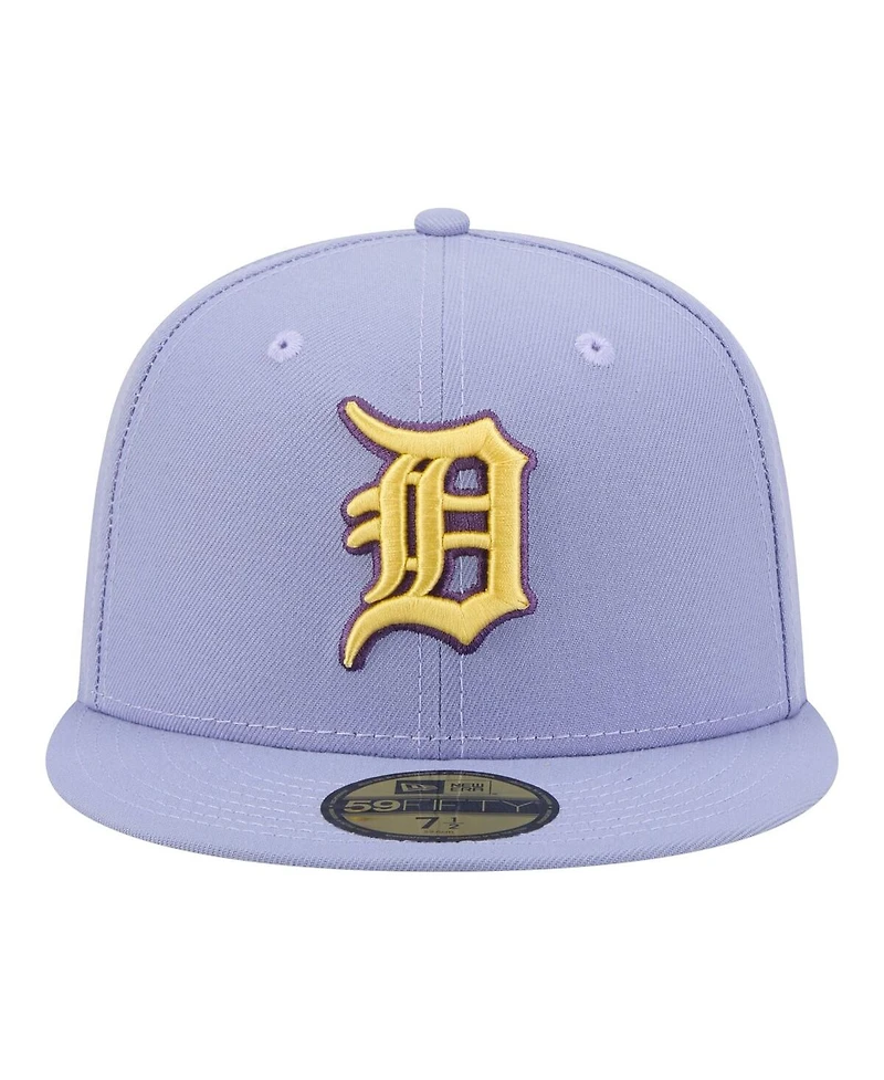 New Era Men's Light Purple Detroit Tigers Lavender Bloom 59FIFTY Fitted Hat