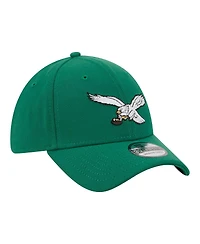 New Era Men's Kelly Green Philadelphia Eagles Core Team 39THIRTY Flex Hat