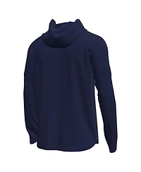 Under Armour Men's Navy Notre Dame Fighting Irish Golf Leprechaun Tech Stretch Long Sleeve Hooded T-Shirt