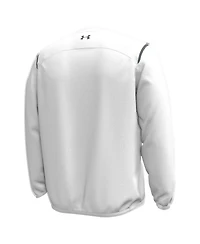 Under Armour Men's White Notre Dame Fighting Irish Golf Leprechaun Chenille Patch Unstoppable Sweatshirt