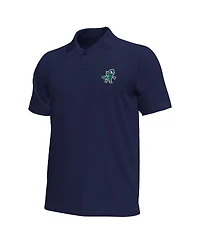 Under Armour Men's Navy Notre Dame Fighting Irish Golf Leprechaun Lightweight Motion Polo Shirt
