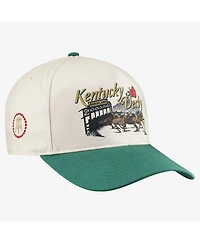 Barstool Golf x '47 Men's and Women's White Kentucky Derby They're Off Hitch Snapback Hat