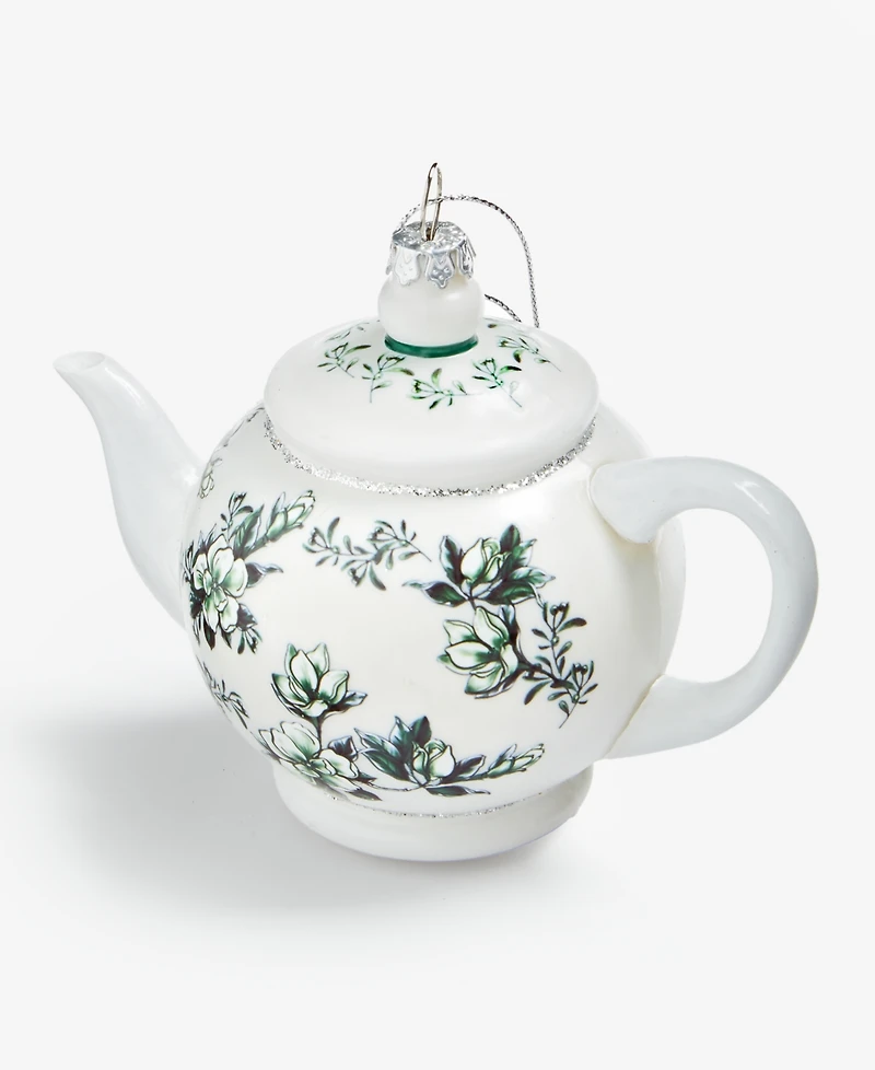 Holiday Lane Holiday Toile Teapot Ornament, Macy's Exclusive