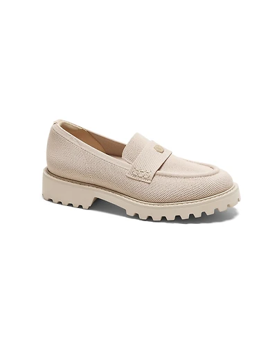 Vivaia Women's Francesca Round-Toe Platform Chunky Heel Loafers
