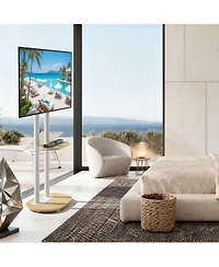 Unho Rolling Tv Stand with Mount for Living Room Bedroom 40-75 inch TVs,Max Vesa 600400mm
