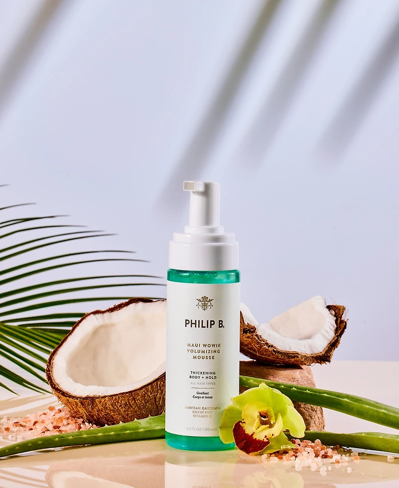 Philip B Maui Wowie Volumizing Mousse, 5.5 oz.