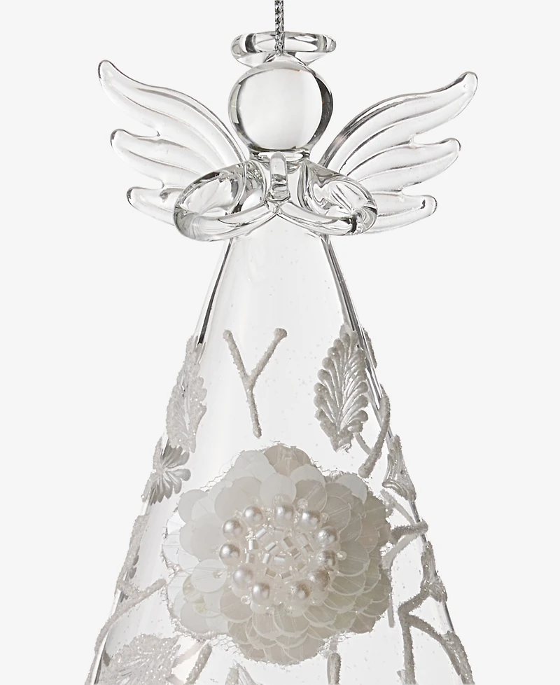Holiday Lane Iced Delight Angel Ornament, Macy's Exclusive