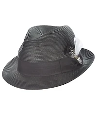Stacy Adams Men's Polybriad Pinch Front Hat