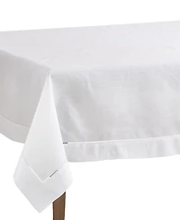 Saro Lifestyle Hemstitched Border Design Rochester Tablecloth, 70" x 104"