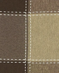 Saro Lifestyle Stitched Plaid Design Napkins, Set of 4