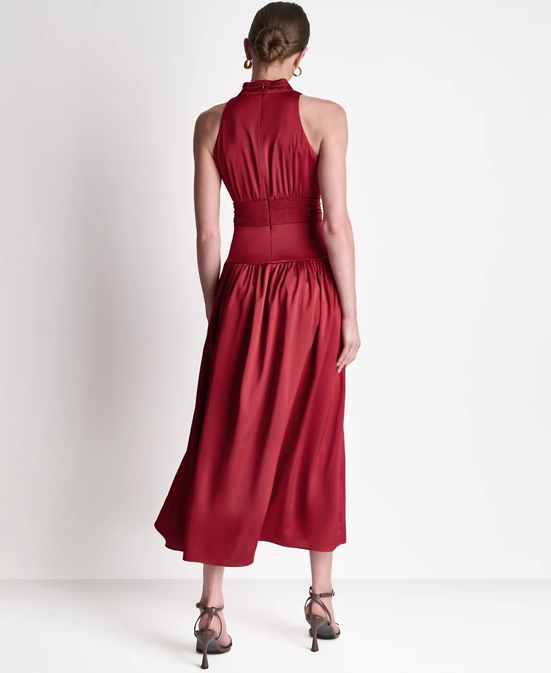 Bcbg Women's Mock Neck Maxi Dress
