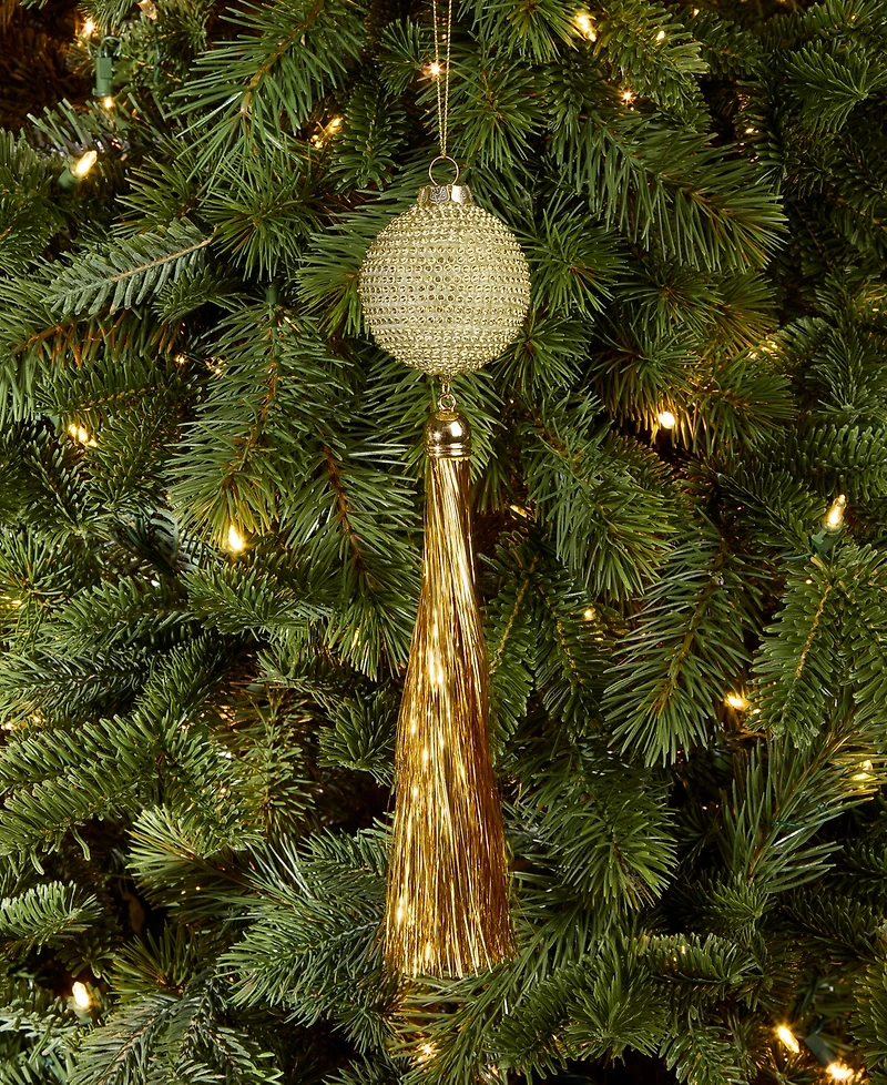 Holiday Lane Ball with Tassel Ornament, Macy's Exclusive