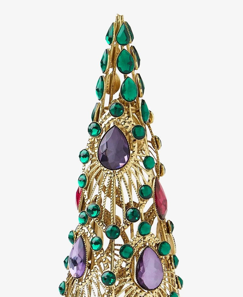 Holiday Lane Opulence Embellished Tree Table Decor, Macy's Exclusive