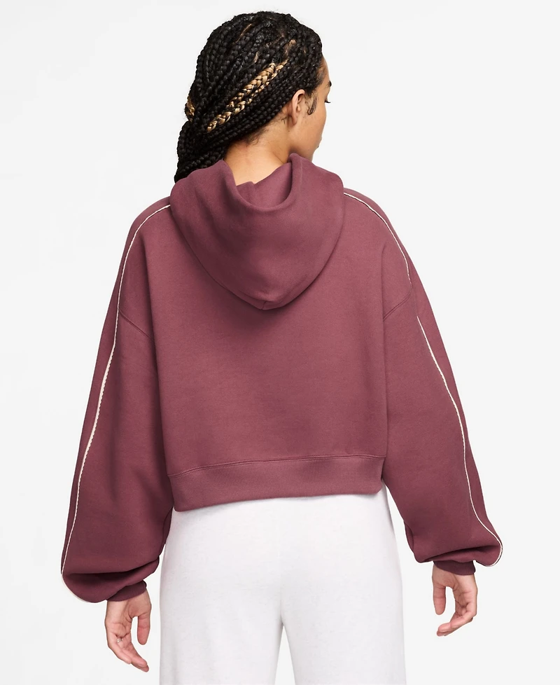 Nike Studio Fleece Women's Oversized Scallop-Trim Hoodie