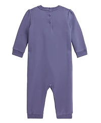 Polo Ralph Lauren Baby Girls' Bear Fleece Coverall