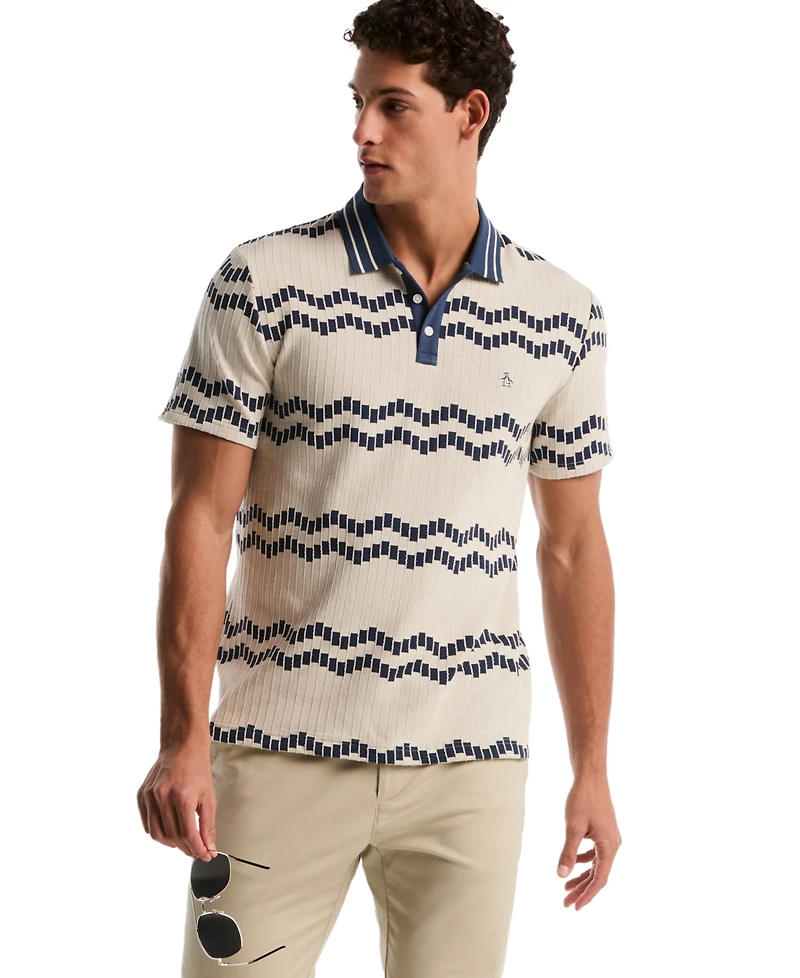 Original Penguin Men's Patterned Polo Shirt