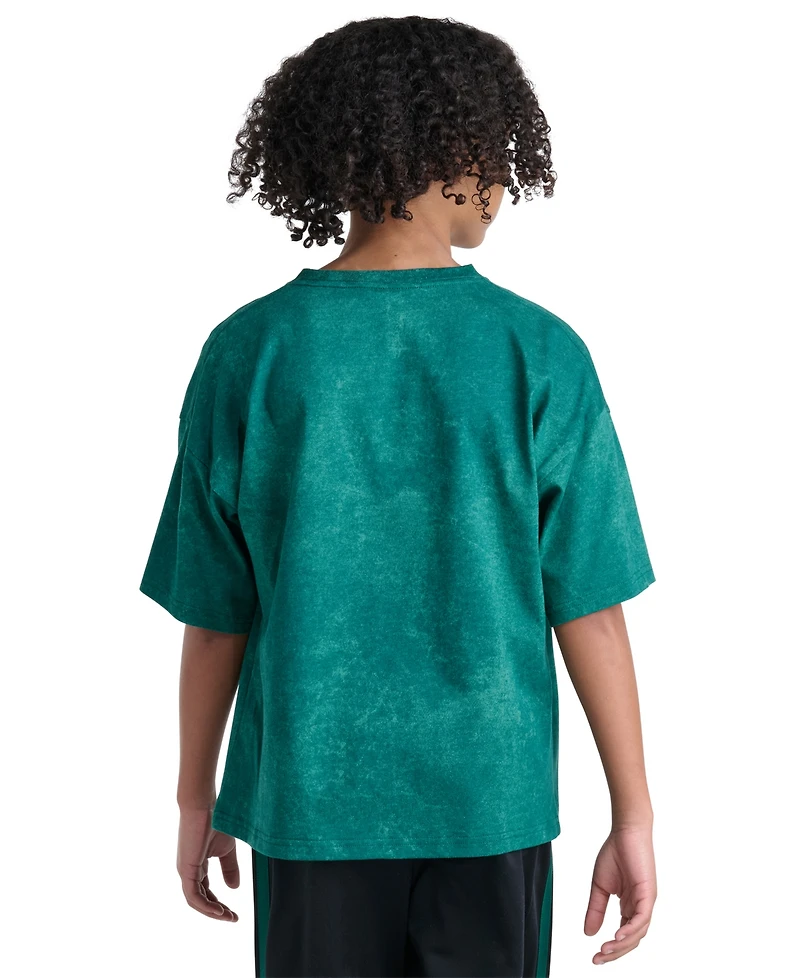 adidas Boys' 8-20 Printed Soccer Wash Short-Sleeve T-Shirt