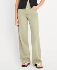 Good American Women's High-Rise Wide-Leg Jeans