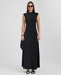 Rachel Roy Women's Mock Neck Midi Dress
