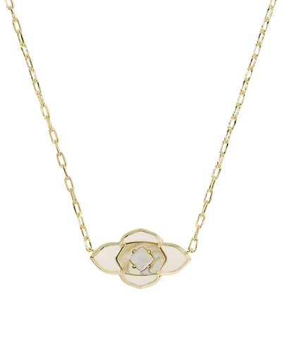 Kendra Scott 14k Gold-Plated Abbie Medallion Short Pendant Necklace