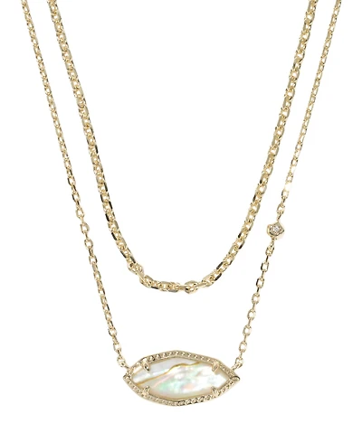 Kendra Scott 14k Gold-Plated Ophelia Multi-Strand Short Pendant Necklace