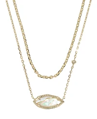 Kendra Scott 14k Gold-Plated Ophelia Multi-Strand Short Pendant Necklace