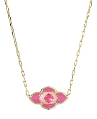 Kendra Scott 14k Gold-Plated Abbie Medallion Short Pendant Necklace