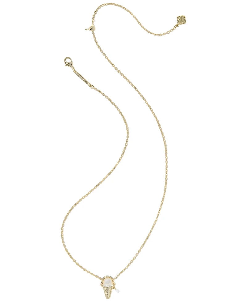 Kendra Scott Imitation Pearl Ice-Cream Short Pendant Necklace