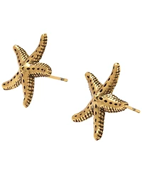 Kendra Scott Gold-Tone Parker Starfish Metal Stud Earrings