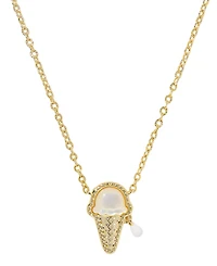 Kendra Scott Imitation Pearl Ice-Cream Short Pendant Necklace