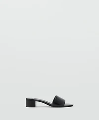 Mango Women's Block-Heel Strap Sandals