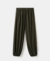 Mango Women's Mid-Rise Baggy Pants