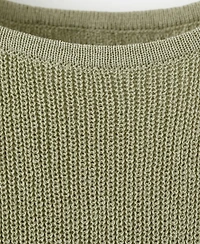 Mango Women's Fitted Fine-Knit Top