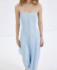 Mango Women's Lyocell A-Line Dress