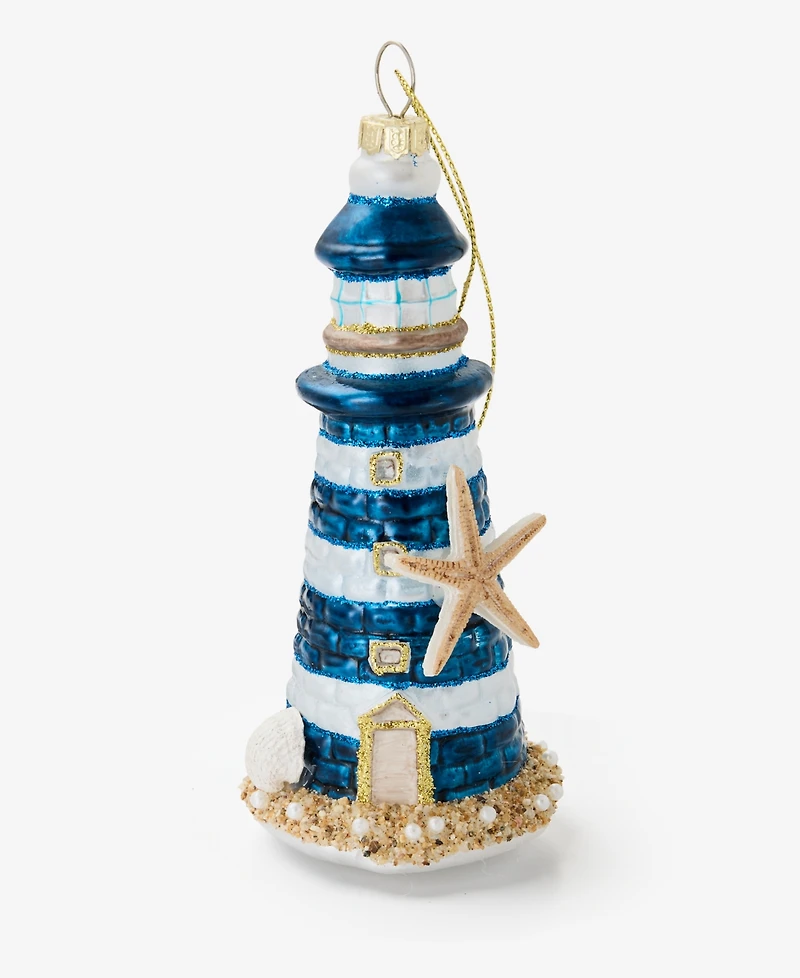 Holiday Lane Seaside Lighthouse Ornament, Macy's Exclusive