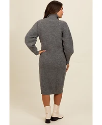 Pinkblush Maternity Midi Sweater Dress