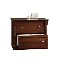 Sauder Palladia File Cabinet, Select Cherry finish