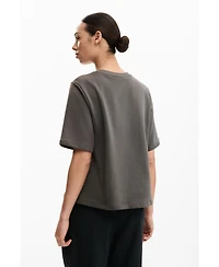 Desigual Women's Plain T-shirt appliques